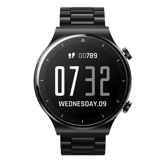 Ip67 1.28 Inch Touch Smart Watch Black - Black - Fashion >