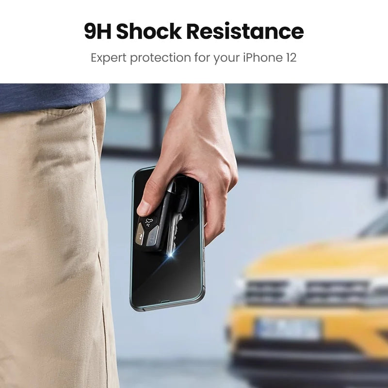 iPhone 12 Screen Protector 2.5D Full Cover HD Tempered