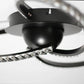Irie Dimmable 3 Lights LED Ceiling Light - Black - Home &