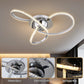 Irie Dimmable 3 Lights LED Ceiling Light - Chrome - Home &