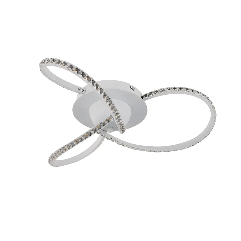 Irie Dimmable 3 Lights LED Ceiling Light - White - Home &