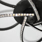 Irie Dimmable 5 Lights LED Ceiling Light - Black - Home &