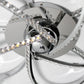 Irie Dimmable 5 Lights LED Ceiling Light - Chrome - Home &