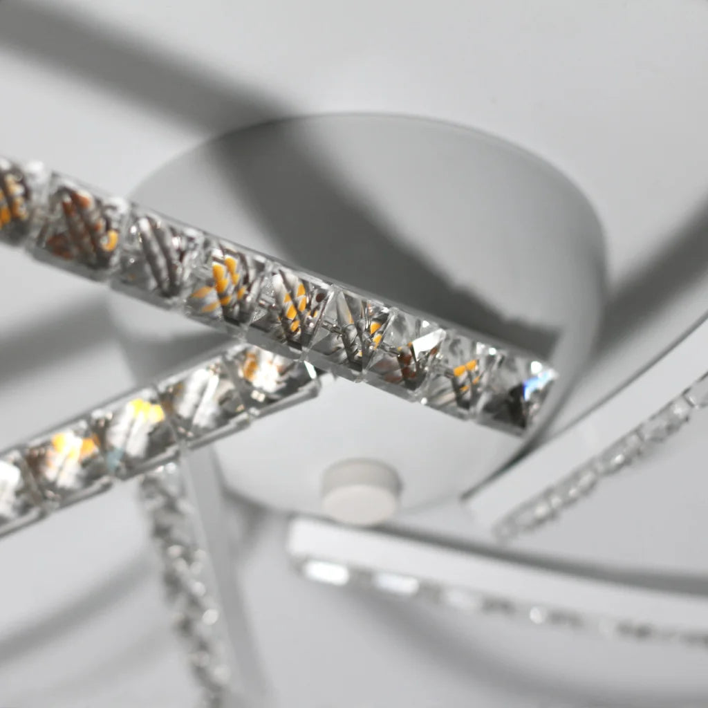 Irie Dimmable 5 Lights LED Ceiling Light - White - Home &