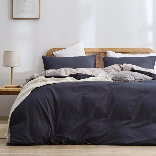 Iris Blue 1.8m (Duvet Cover 180*220cm) Luxurious Soft