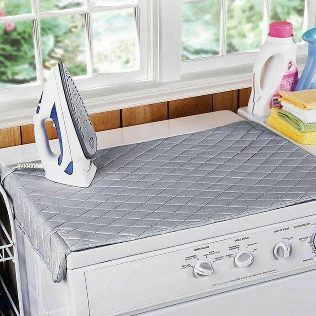 Iron Anywhere Portable and Foldable Ironing Mat with Heat Protecting Pressing Pad
