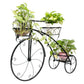 Iron Bicycle Plant Stand Rack Indoor Outdoor Garden - Home