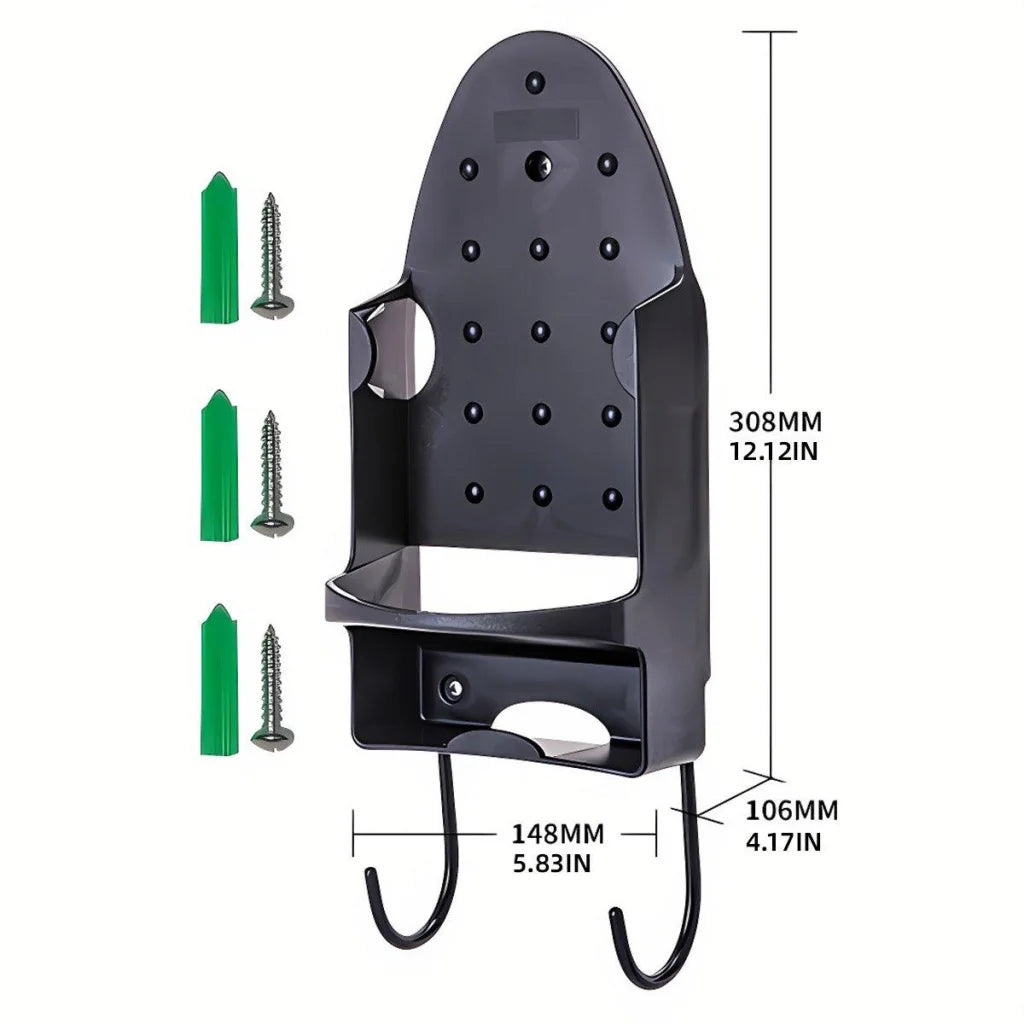 Iron Stand Double Hook Storage Rack Hanging Iron Holder