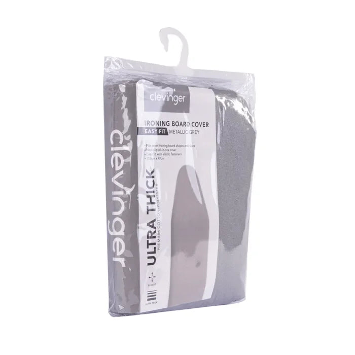 Ironing Board Cover 35x 115cm - Metallic Gray - Appliances