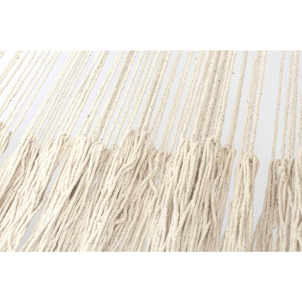 Ivory Cascade hand woven rope Authentic Mexican Hammock