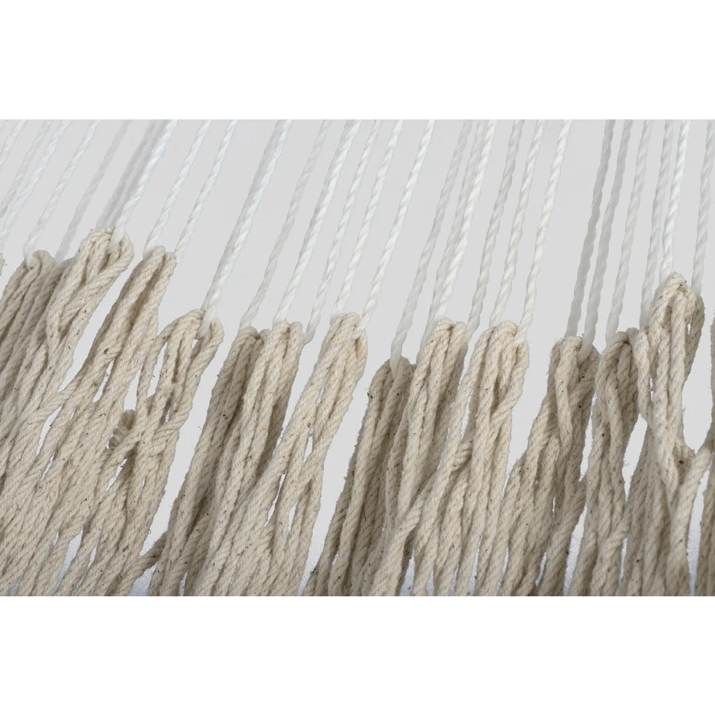 Ivory Cascade hand woven rope Authentic Mexican Hammock