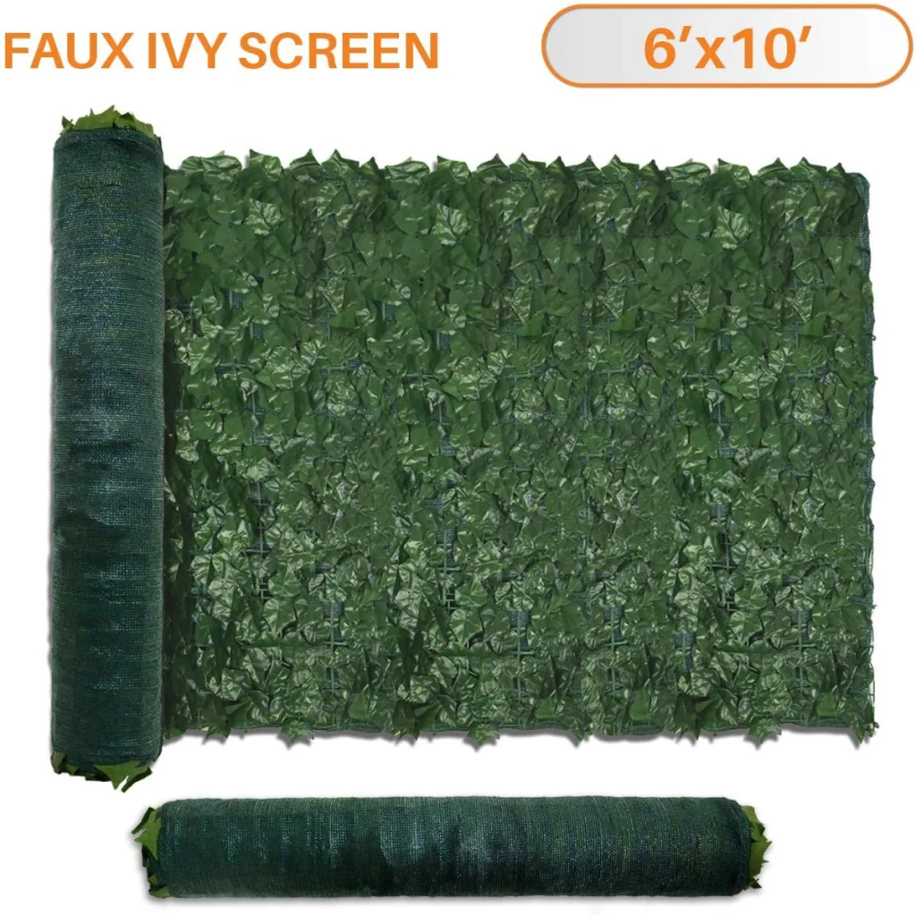 Ivy Leaf Hedging & Privacy Screen (shade cloth backing) 3m