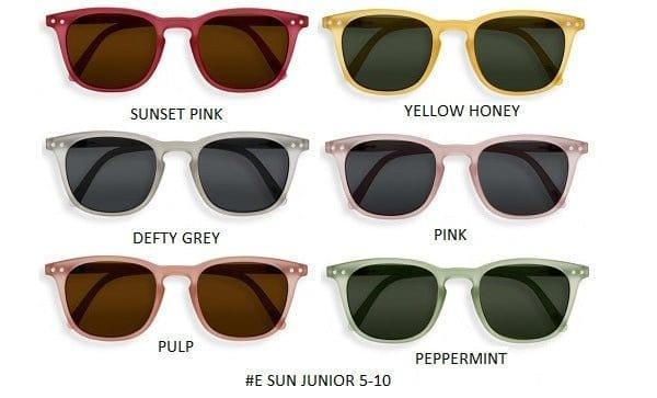 IZIPIZI kids sunglasses Junior Collection E - For 5-10 YEARS Red