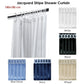 Jacquard Stripe Shower Curtain White - Artex - Home & Garden