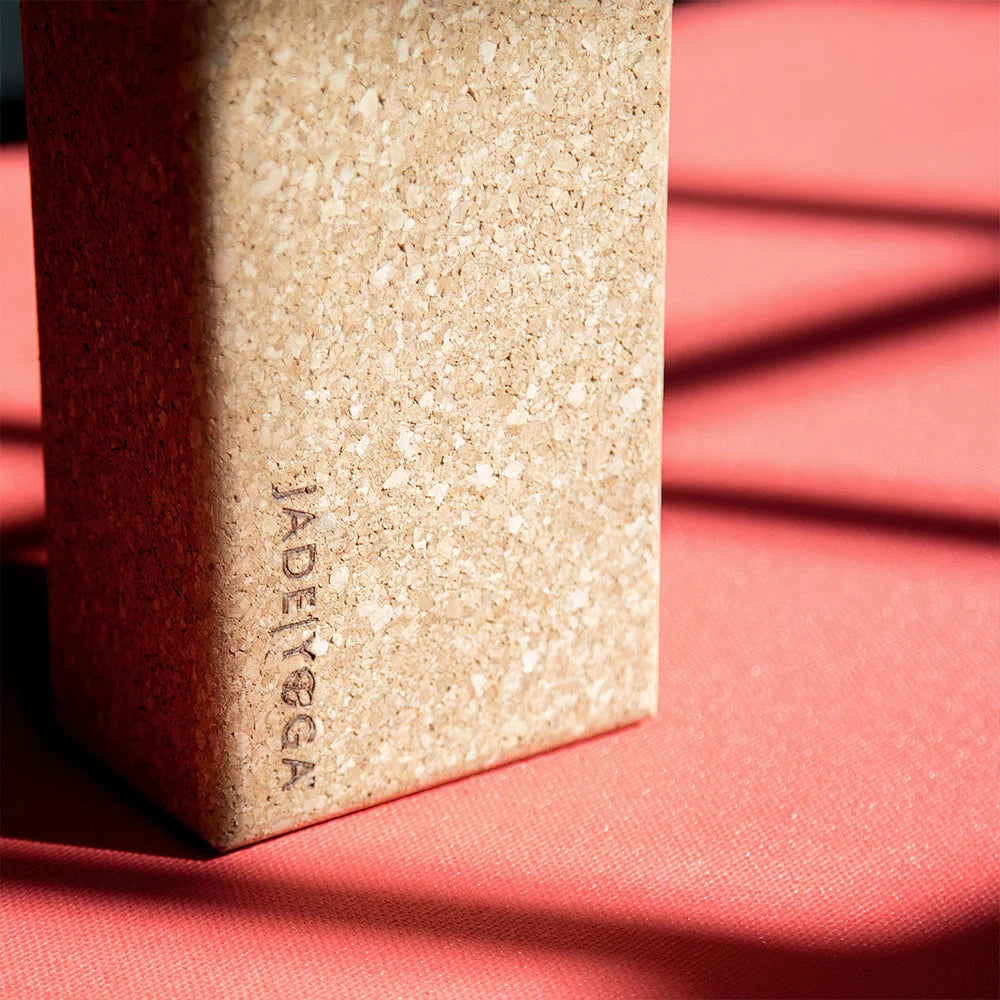 Jade Yoga Cork Yoga Block - Large - Sports & Fitness >