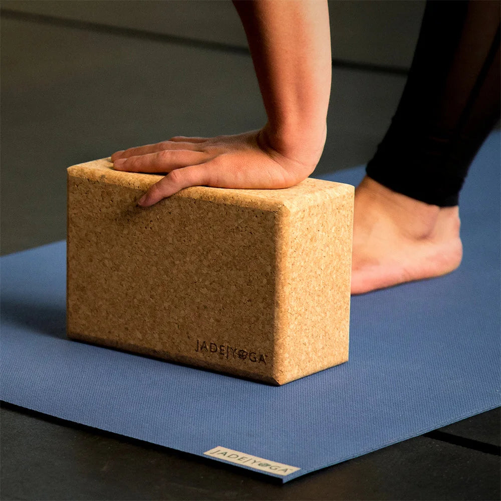 Jade Yoga Cork Yoga Block - Large - Sports & Fitness >