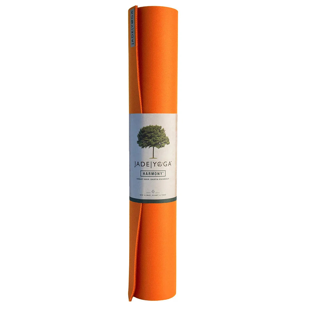 Jade Yoga Harmony Mat Orange - Sports & Fitness