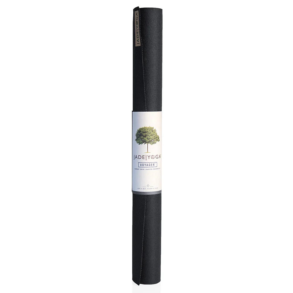 Jade Yoga Voyager Mat Black - Sports & Fitness
