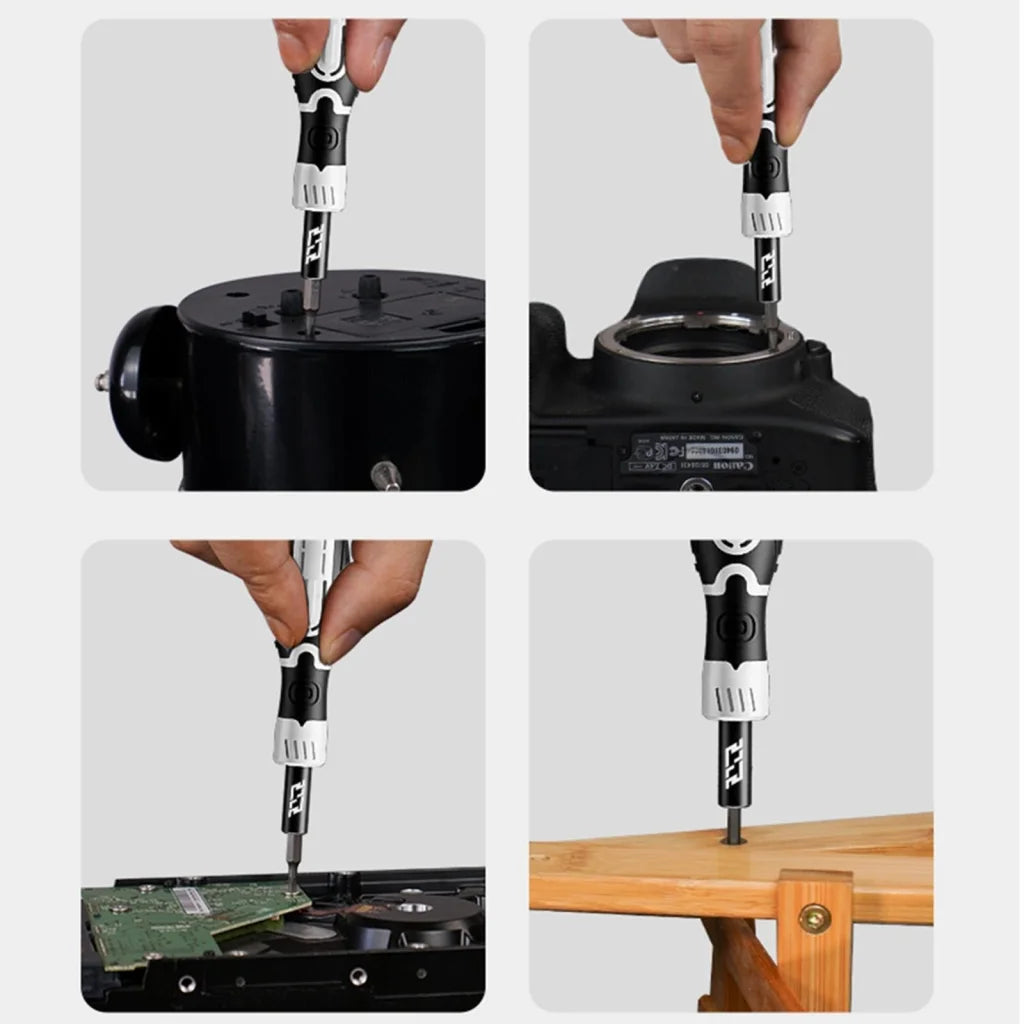 Jakemy Precision Screwdriver Set With Tweezers - 32 Pieces-1915198344918077445