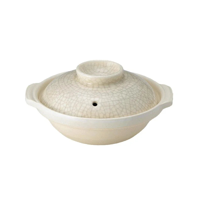 Japanese Ginpo Donabe 28cm Clay Pot Ceramic Hot Pot