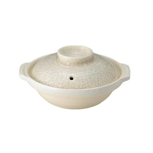 Japanese Ginpo Donabe 28cm Clay Pot Ceramic Hot Pot