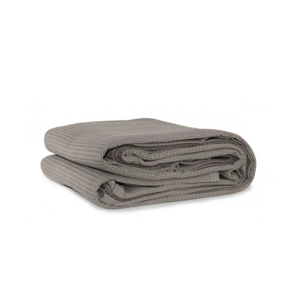 Jason Cotton Waffle Blanket Latte - King - Home & Garden >