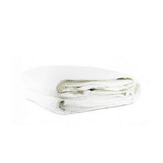 Jason Cotton Waffle Blanket White - Queen - Home & Garden >