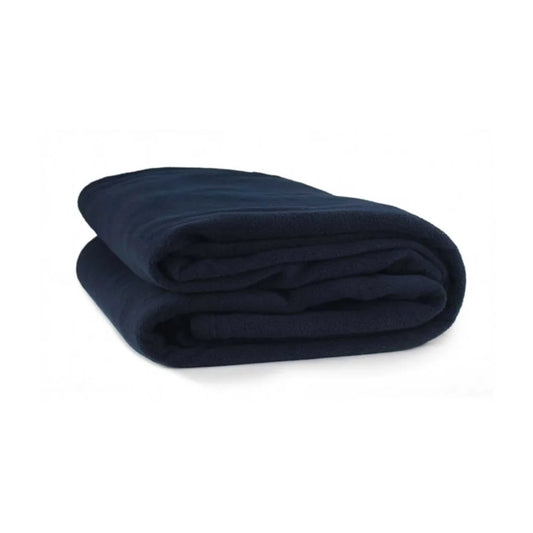 Jason Polar Fleece Blanket Navy - Single - Home & Garden >