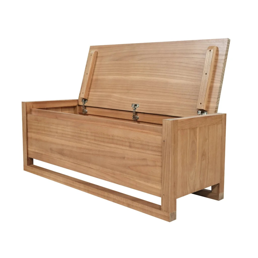 Jasper Blanket Box/Storage Bench (Natural) - Furniture >