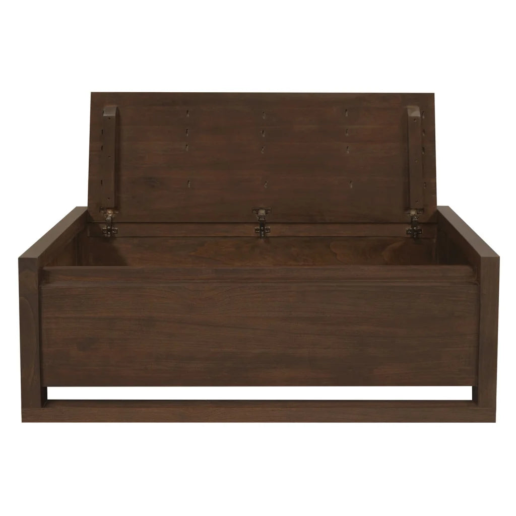 Jasper Blanket Box/Storage Bench (Wanut) - Furniture >