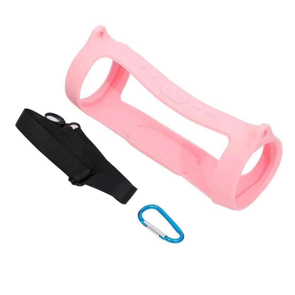 Jbl Charge 4 Speaker Cover with Strap & Carabiner