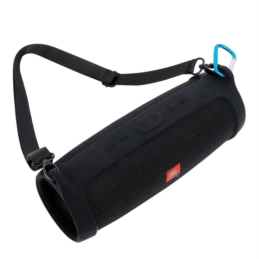 Jbl Charge 4 Speaker Cover with Strap & Carabiner