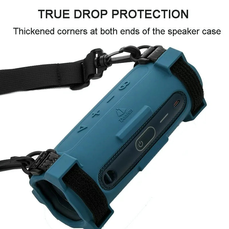 Jbl Flip 6 Speaker Bag with Shoulder Strap - Silicone Case