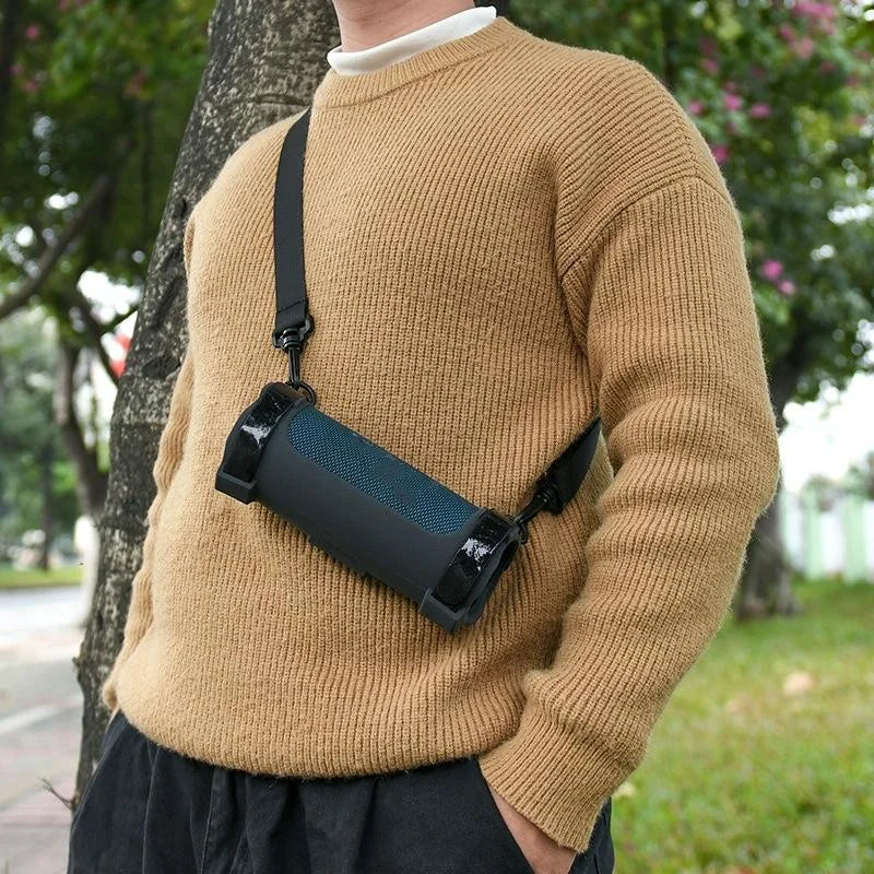 Jbl Flip 6 Speaker Bag with Shoulder Strap - Silicone Case