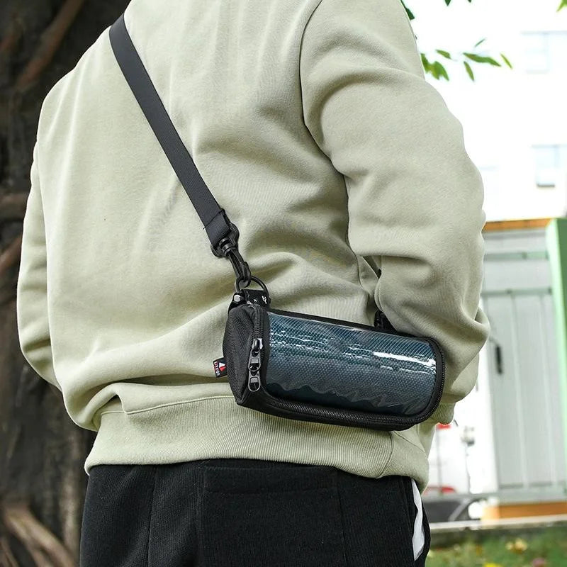 Jbl Flip Speaker Bike Bag - Outdoor Audio Messenger Black