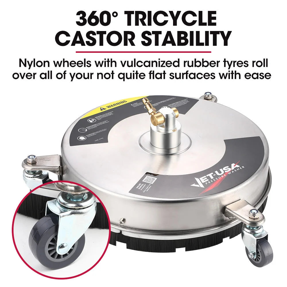 Jet-USA 15’’ Stainless Steel Pressure Washer Surface