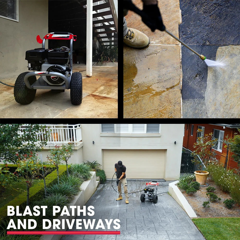 Jet-USA 7HP 4800PSI Petrol High Pressure Washer Gun Water