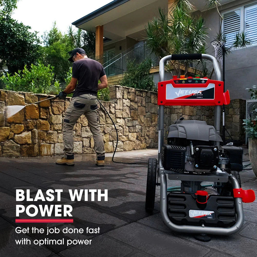 Jet-USA Petrol-Powered High Pressure Cleaner 4800PSI Water