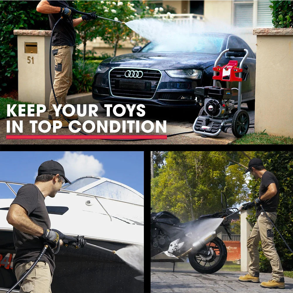 Jet-USA Petrol-Powered High Pressure Cleaner 4800PSI Water