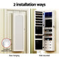 Jewellery Cabinet LED Mirror Lockable 164