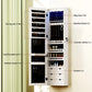 Jewellery Cabinet LED Mirror Lockable 406