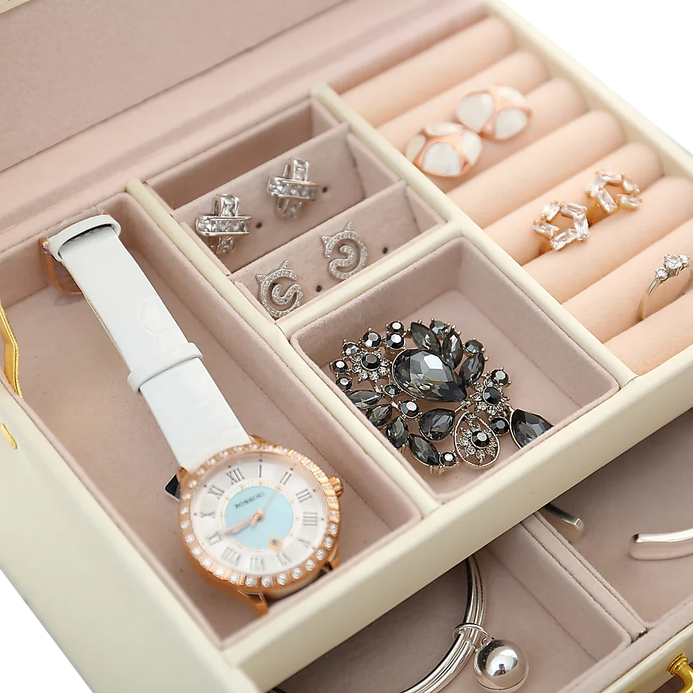 Jewellery Storage Box Girls Rings Necklaces Display