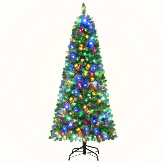 Jingle Jollys 1.8M Pre-lit Christmas Tree 8 Mode Multi