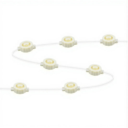 Jingle Jollys 15M Christmas Lights Permanent String Eaves