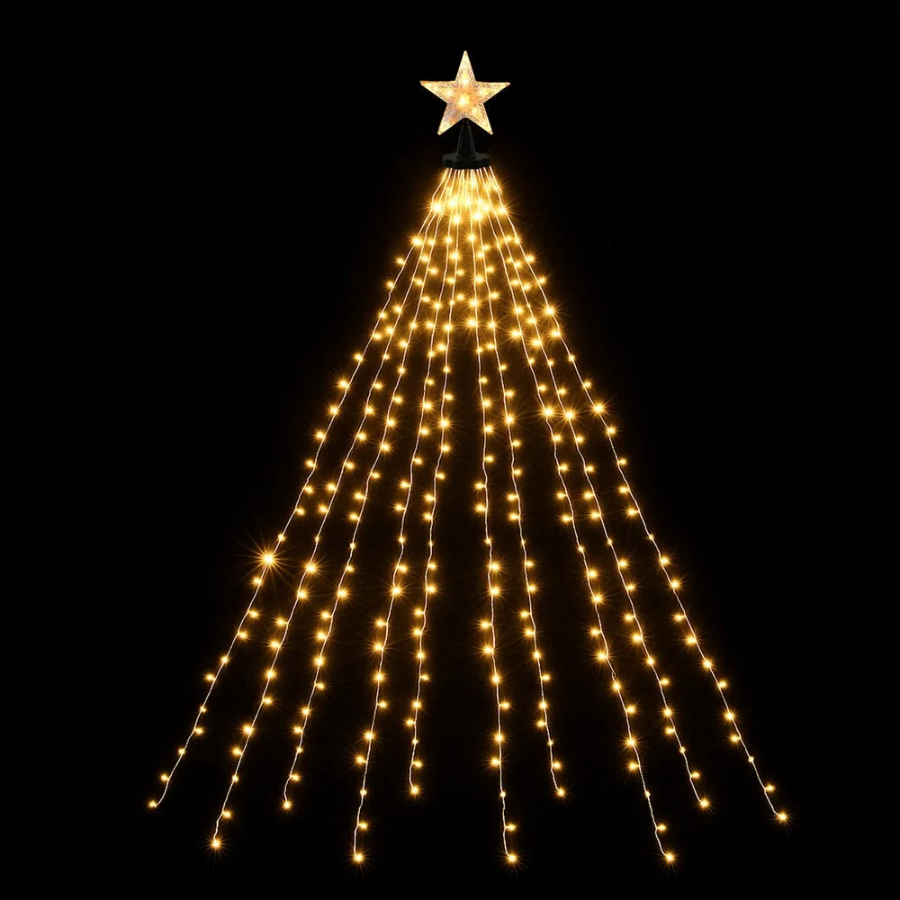 Jingle Jollys 2.5M Christmas Lights Waterfall String Light