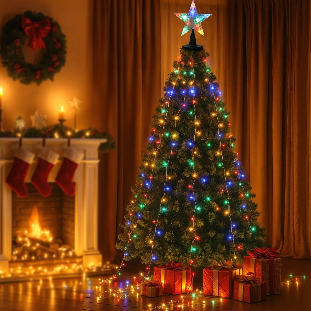 Jingle Jollys 2.5M Christmas Lights Waterfall String Light