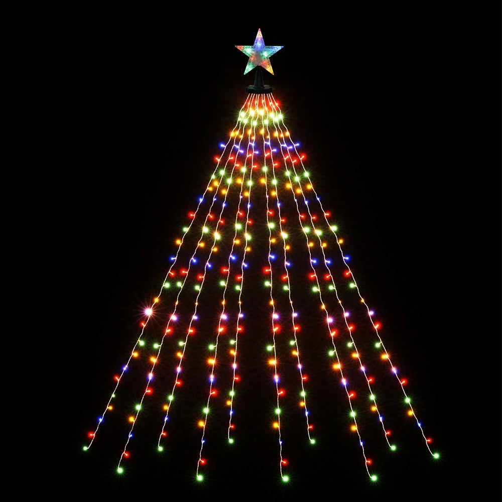 Jingle Jollys 2.5M Christmas Lights Waterfall String Light