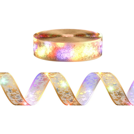 Jingle Jollys 20M Christmas Lights Fairy Ribbon Light 200