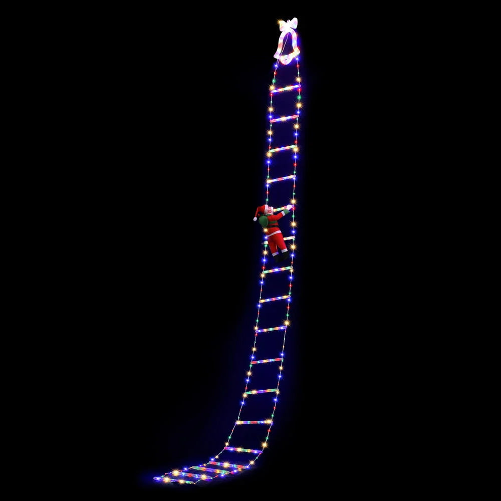 Jingle Jollys 3.5M Christmas Lights 300 LED Ladder Light
