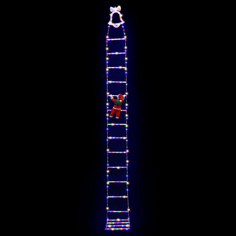 Jingle Jollys 3.5M Christmas Lights 300 LED Ladder Light